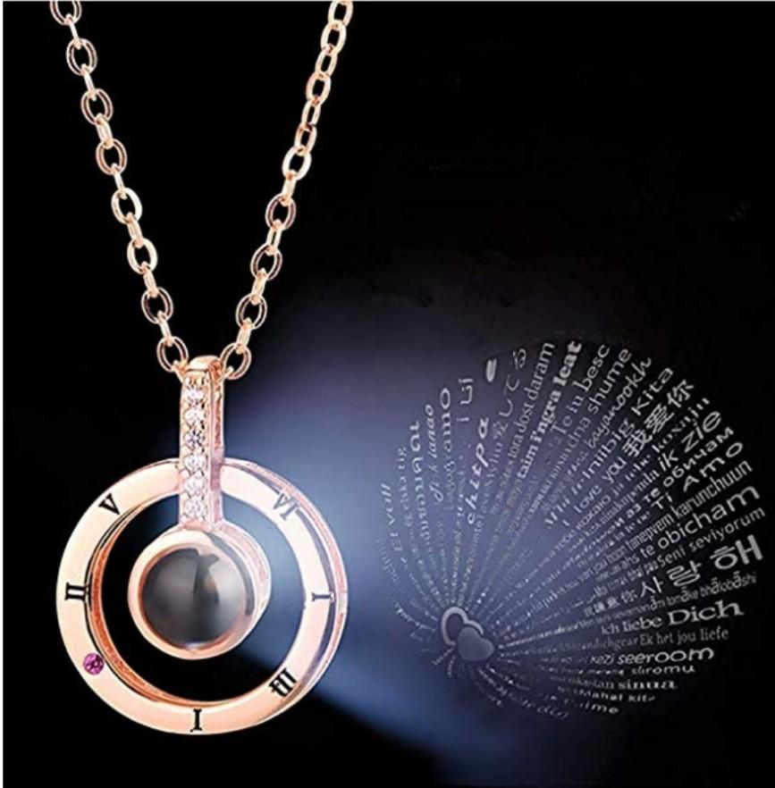 I love you 100 necklace sale