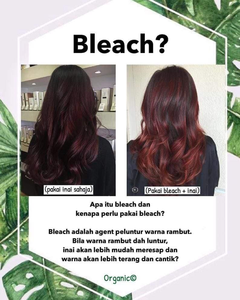 Inai Organic Henna Hair Dye Inai Rambut Inai Halal Beauty Personal Care Hair On Carousell