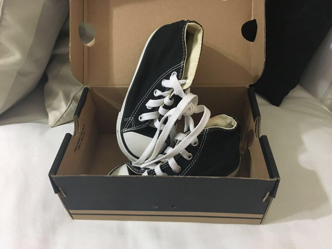 infant silver converse