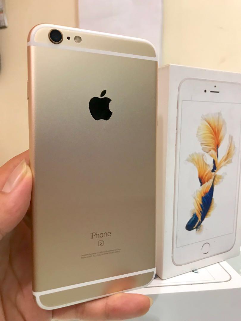 Iphone 6s Plus 64gb Gold Mulus 100 Fullset Telepon Seluler Tablet Iphone Iphone 6 Series Di Carousell
