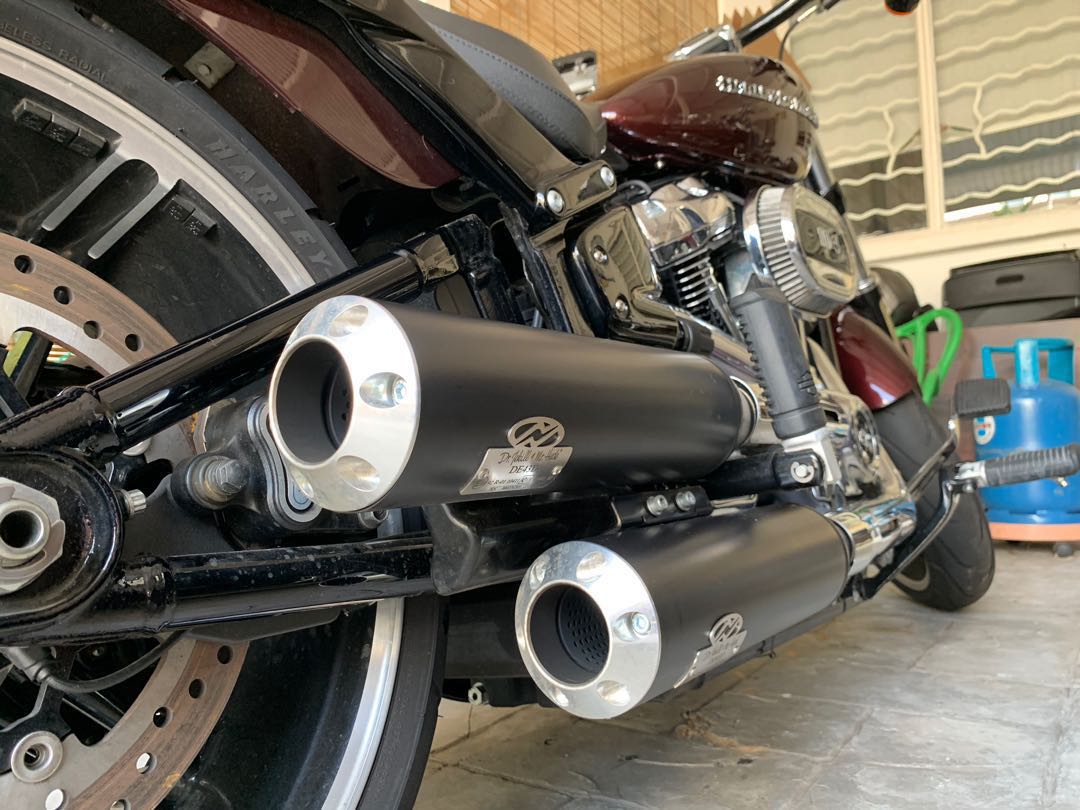 Jekyll and shop hyde exhaust softail