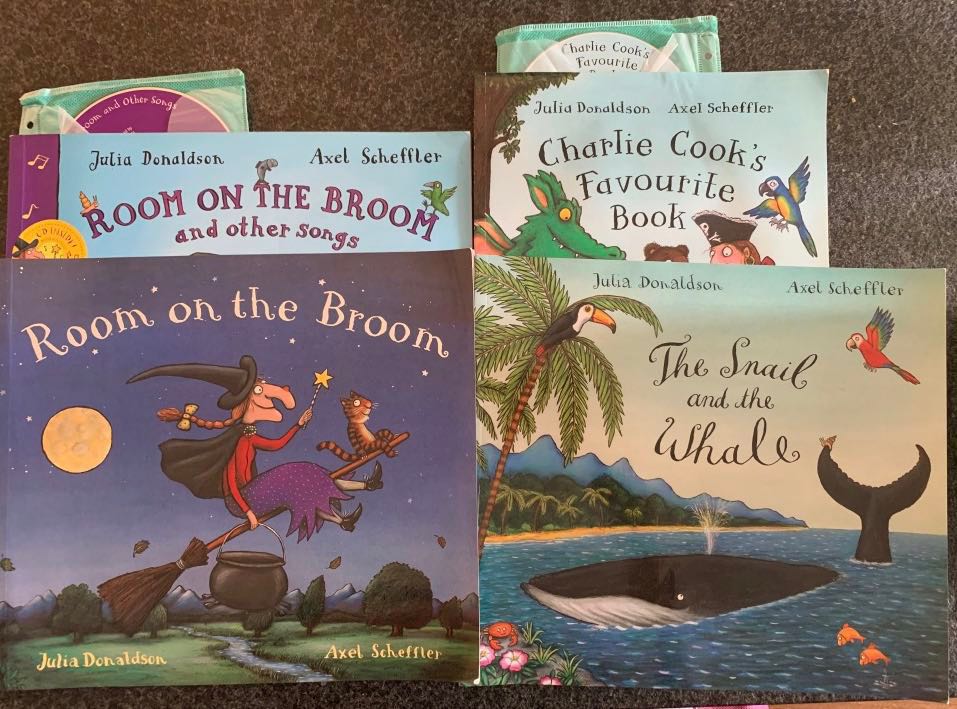 Julia Donaldson Room On The Broom The Snail And The Whale Charlie Cook S Favourite Book