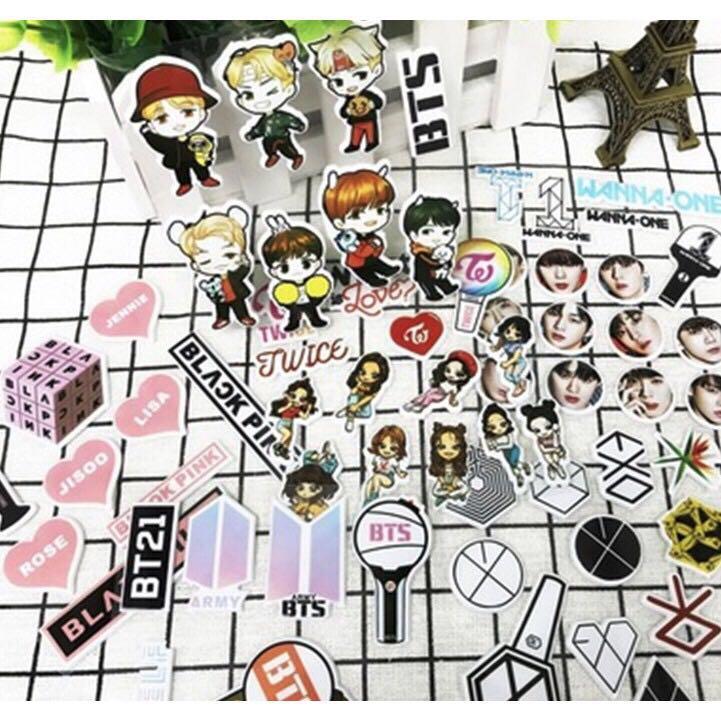Kpop Stickers Bts Blackpink Exo Wanna One Twice Hobbies Toys Memorabilia Collectibles K Wave On Carousell
