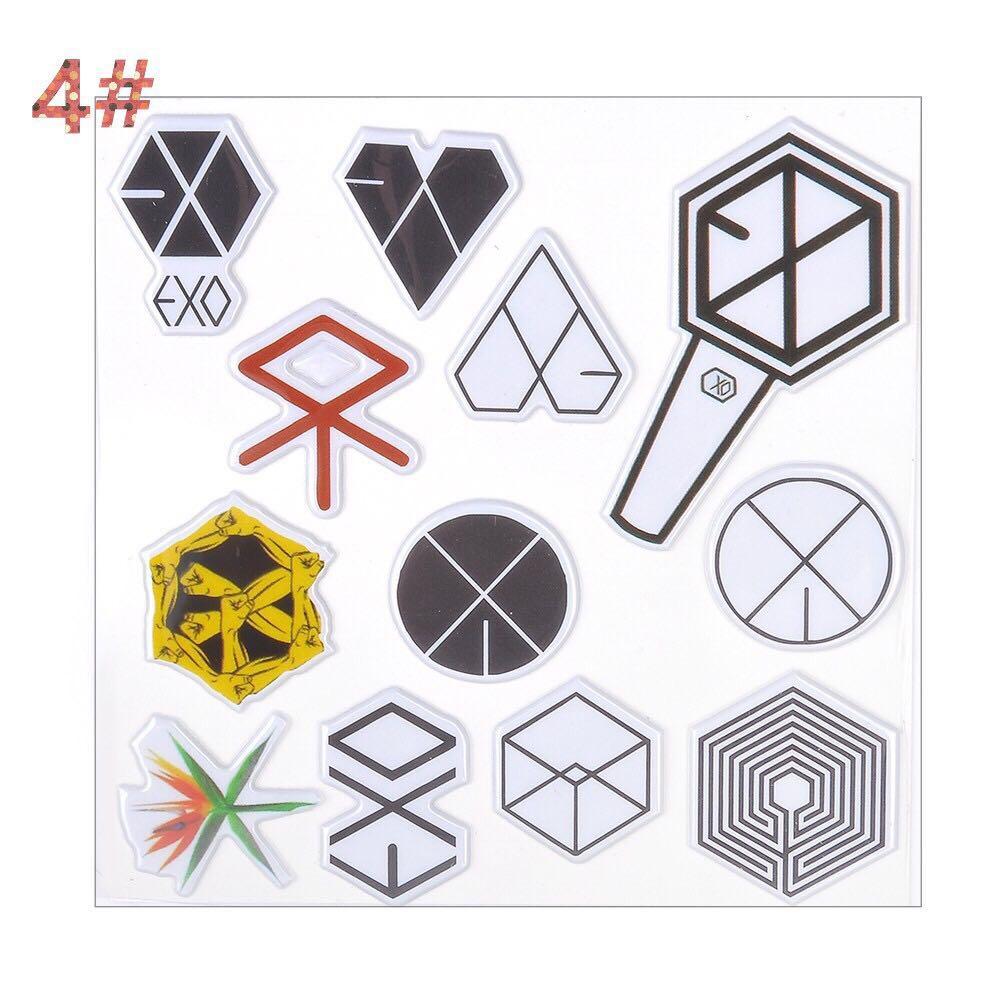 kpop stickers bts blackpink exo wanna one twice hobbies toys memorabilia collectibles k wave on carousell