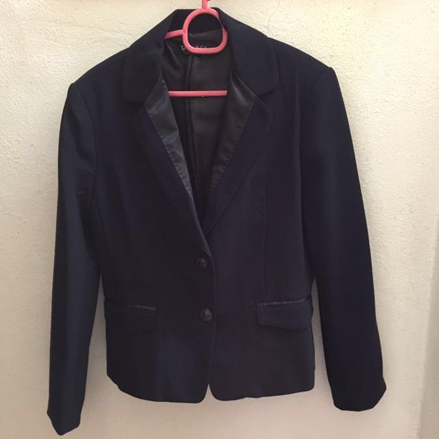 Ladies/women Black Work Jacket Tahari Classics, Women's Fashion, Tops