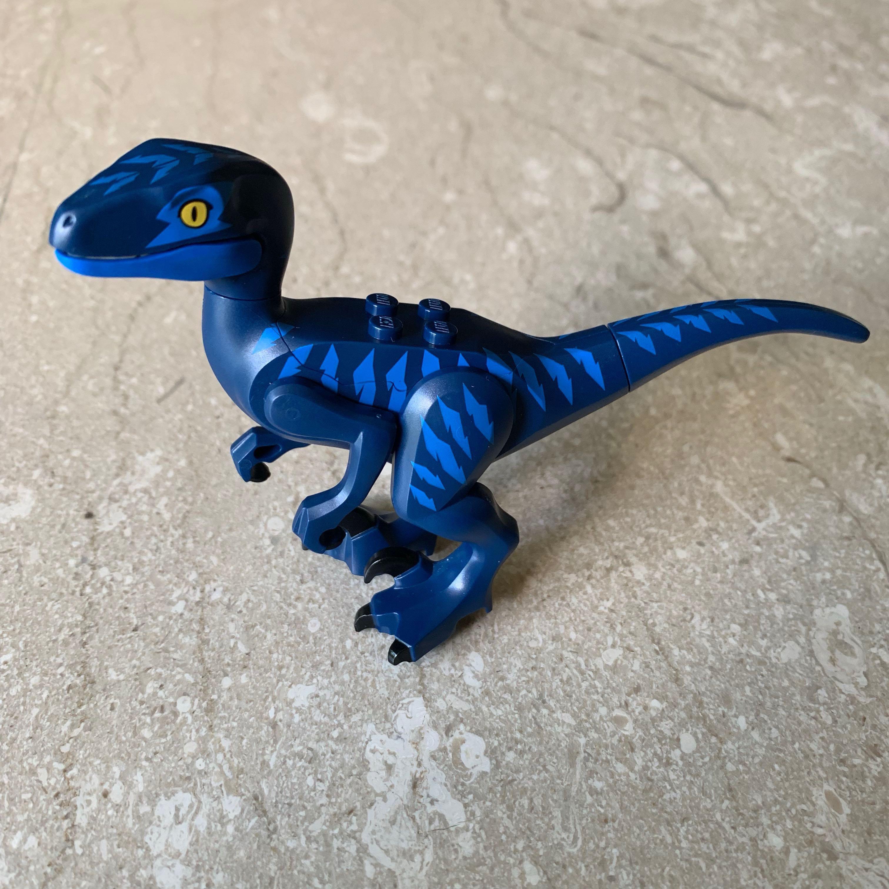 blue raptor lego