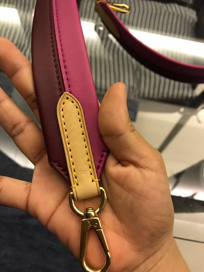 Louis Vuitton BAG STRAP only Clunny pink, Luxury, Bags & Wallets