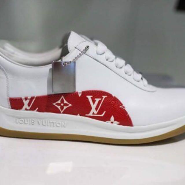 Louis Vuitton X Supreme Sneaker Size 6.5, Luxury, Sneakers & Footwear on  Carousell