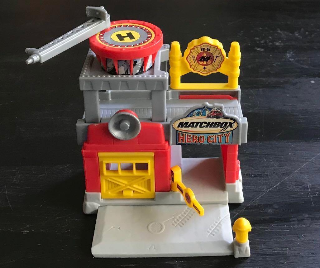 matchbox fire station playset