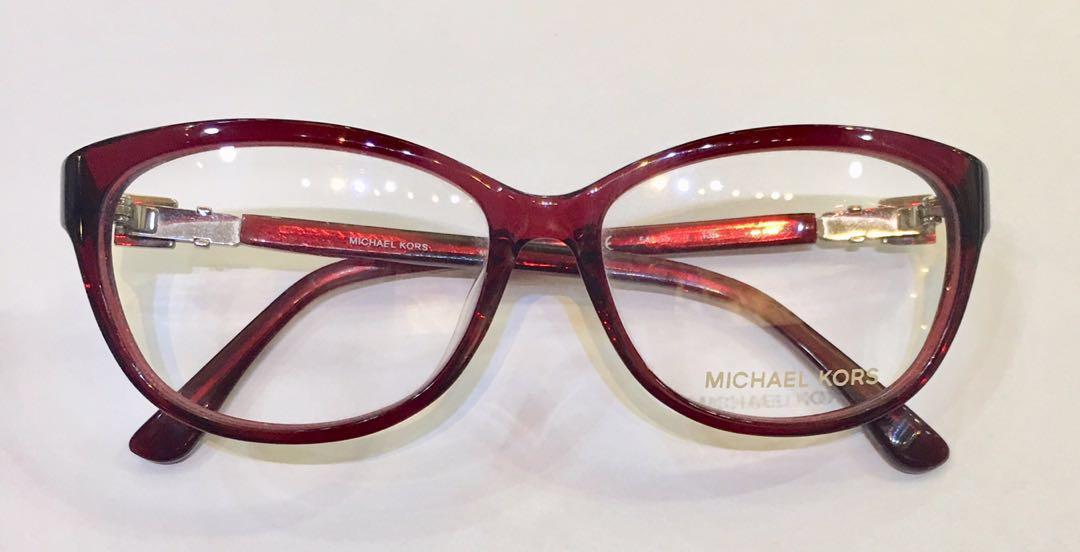 michael kors glasses womens red