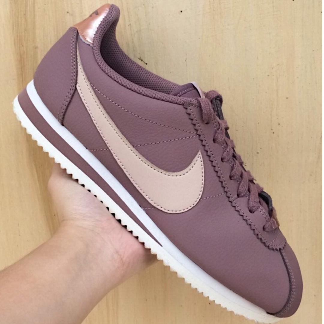 nike cortez womens mauve