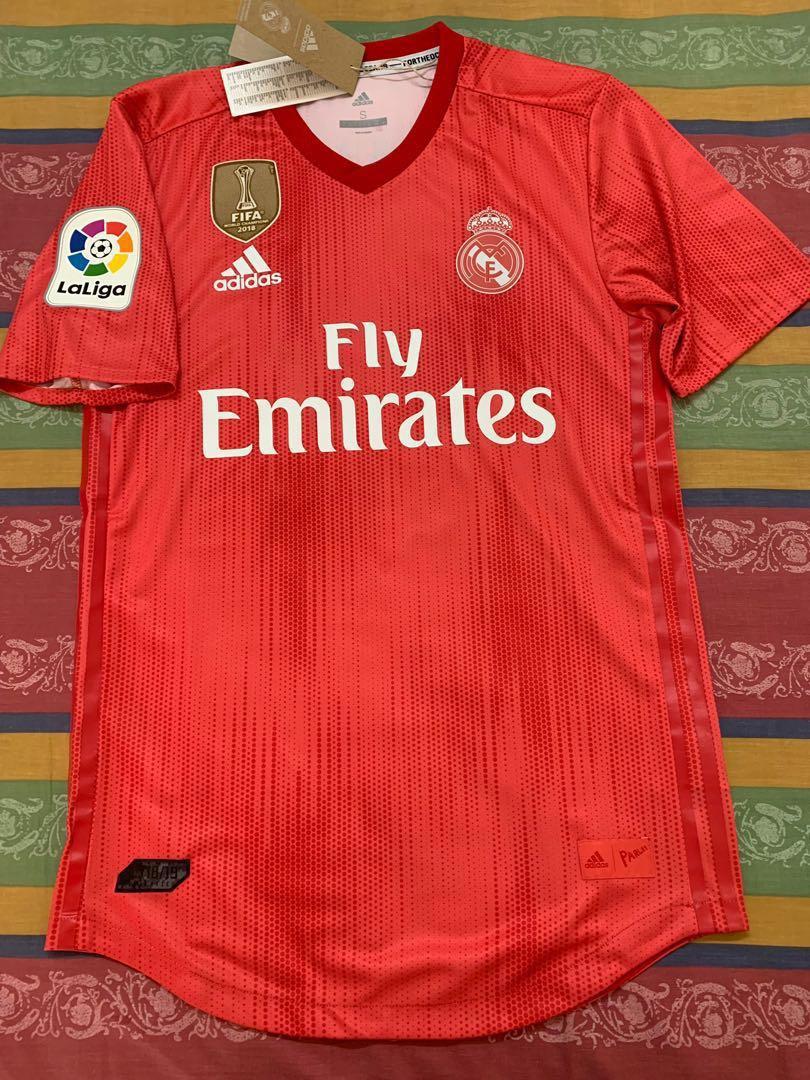 real madrid authentic third jersey