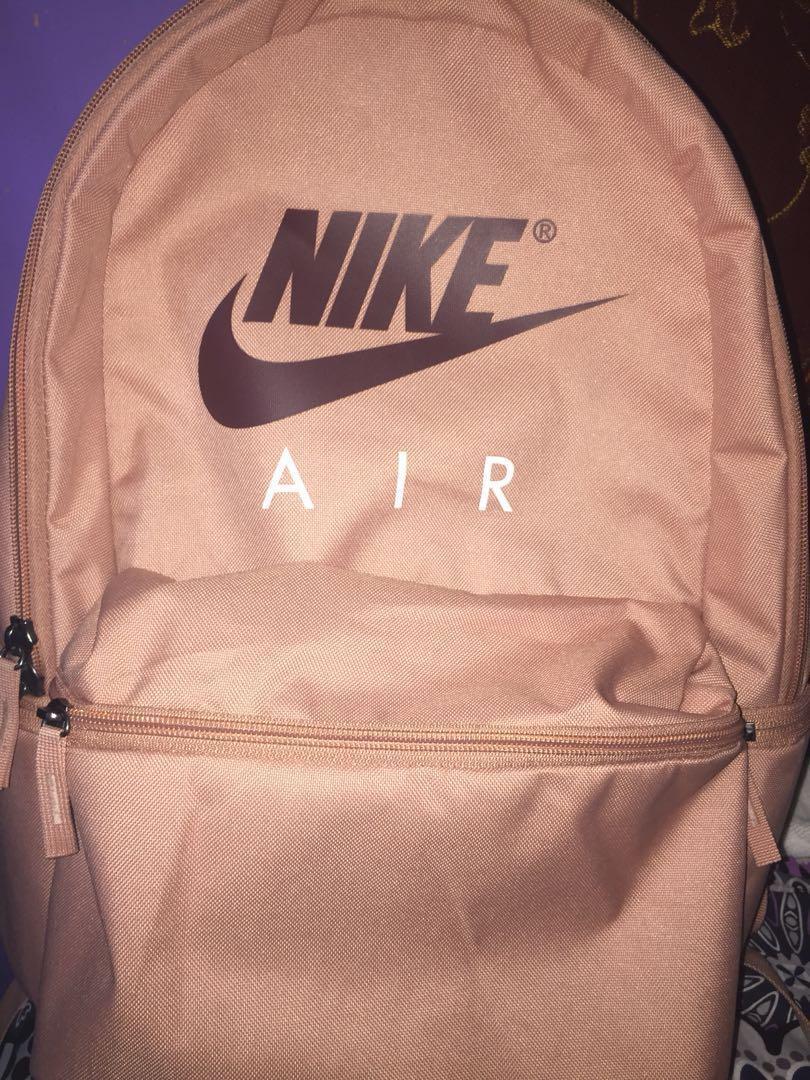 original nike air backpack (rose gold 