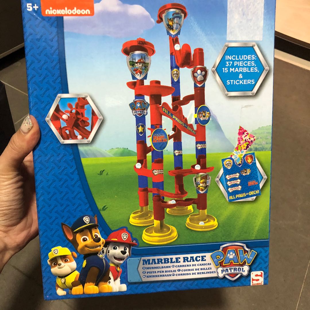 Paw Patrol Marble Set Babies Kids Baby Nursery Kids