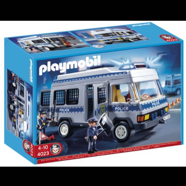 playmobil 4023 police van