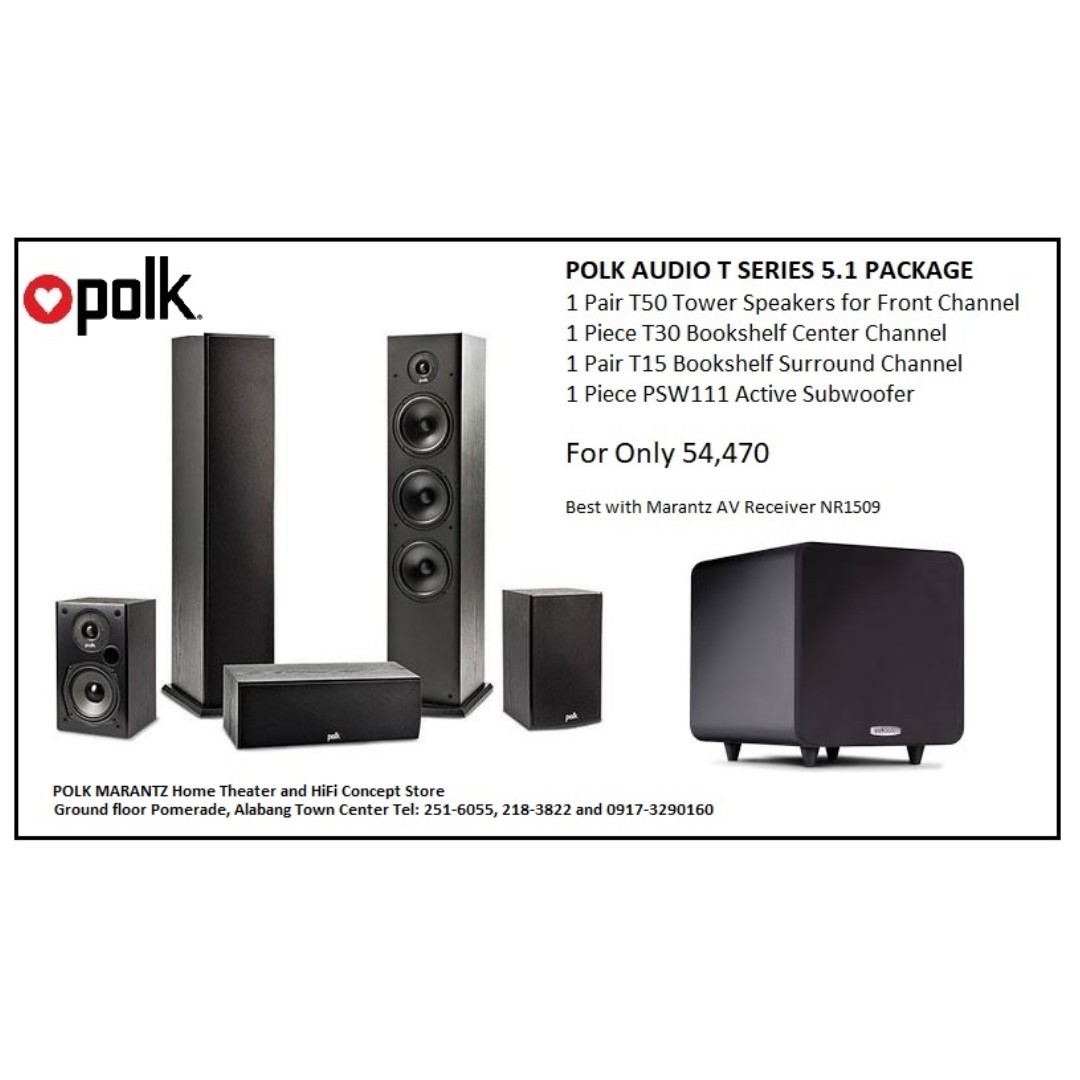 polk t30 center channel