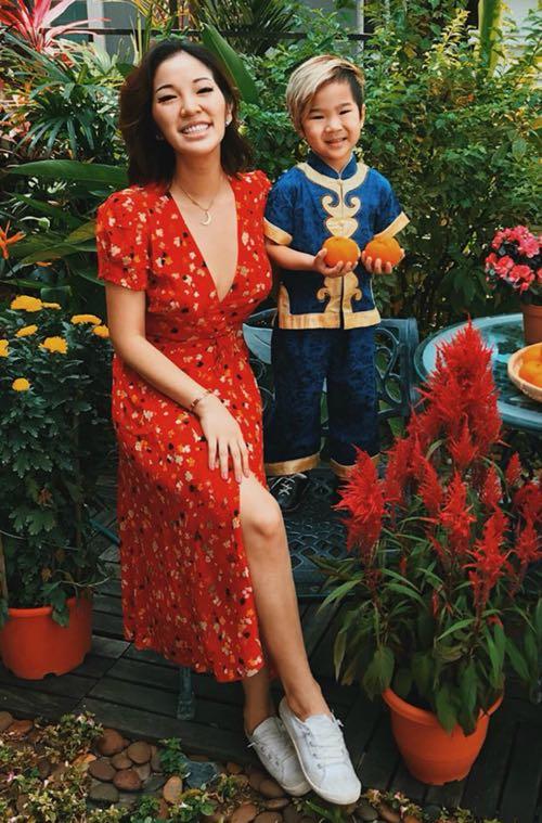 Preorder Teale Wrap Midi Dress Rouge Fleur Womens