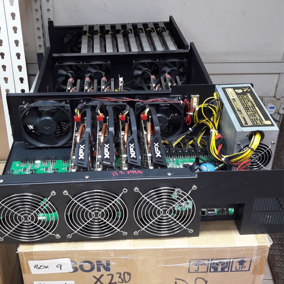 Preowned Bitcoin Mining Rig For Sales Pls Let Us Know Your Offer - 