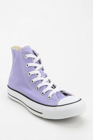 Purple Highcut Converse Shoes, Women's 