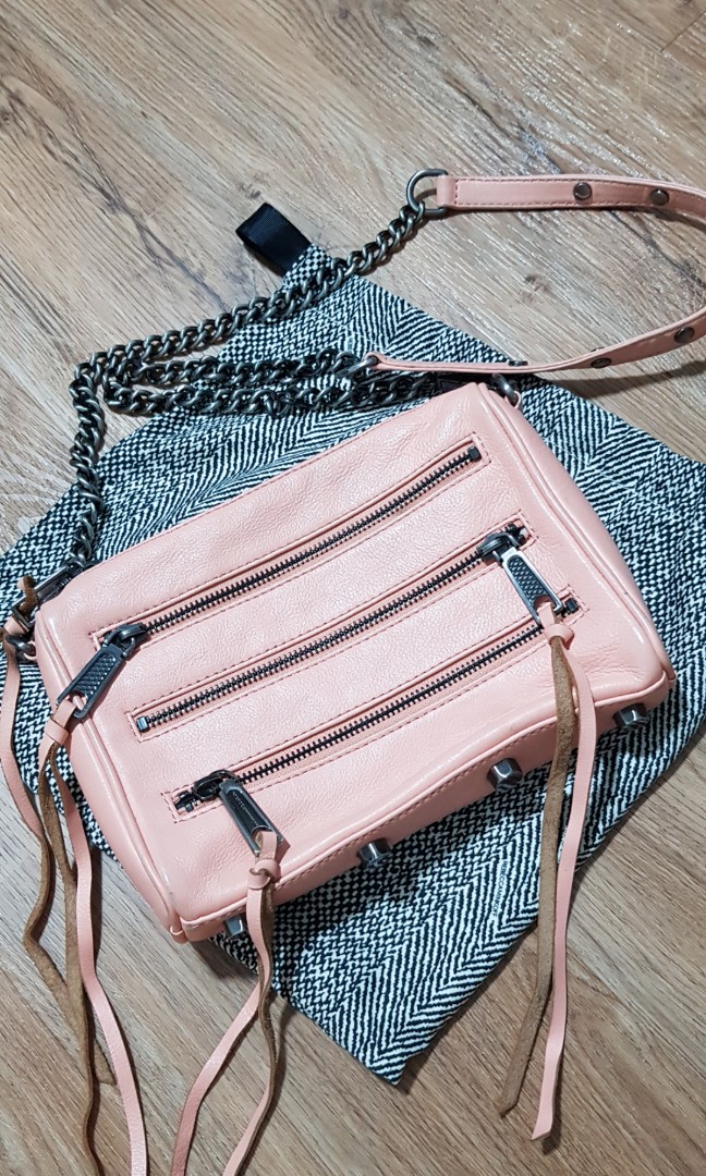 Rebecca minkoff mini online 5 zip crossbody