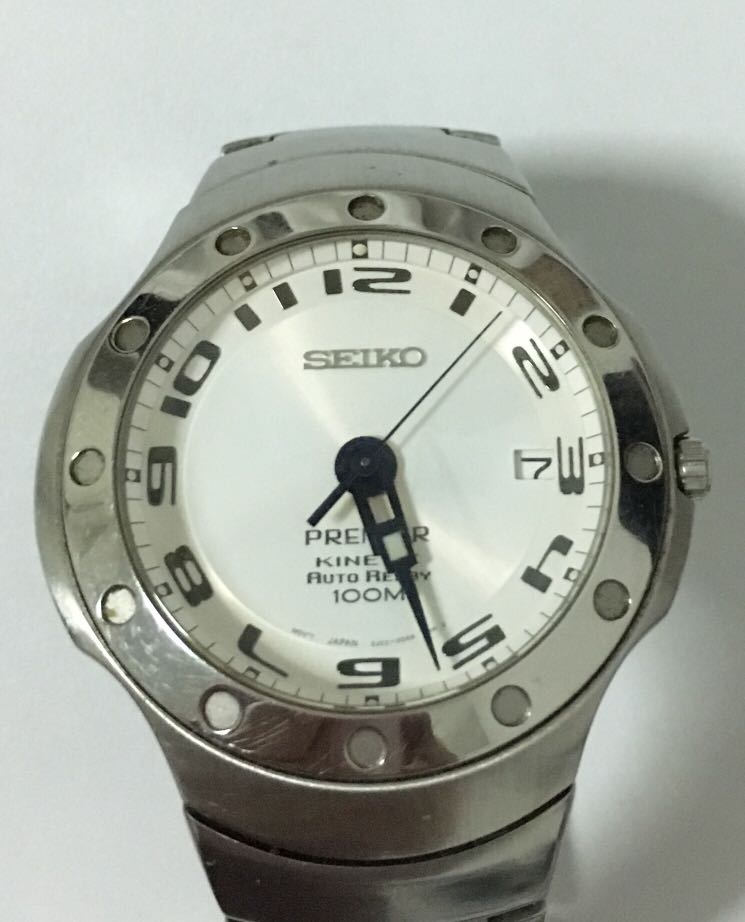 Seiko premier kinetic auto relay 100m cheap