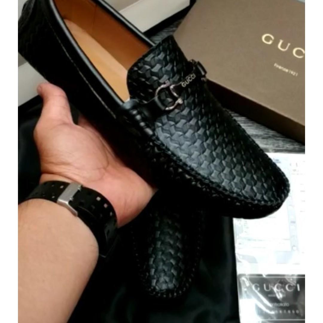 Shoes Gucci Slip on Made in italy Size lihat deskripsi