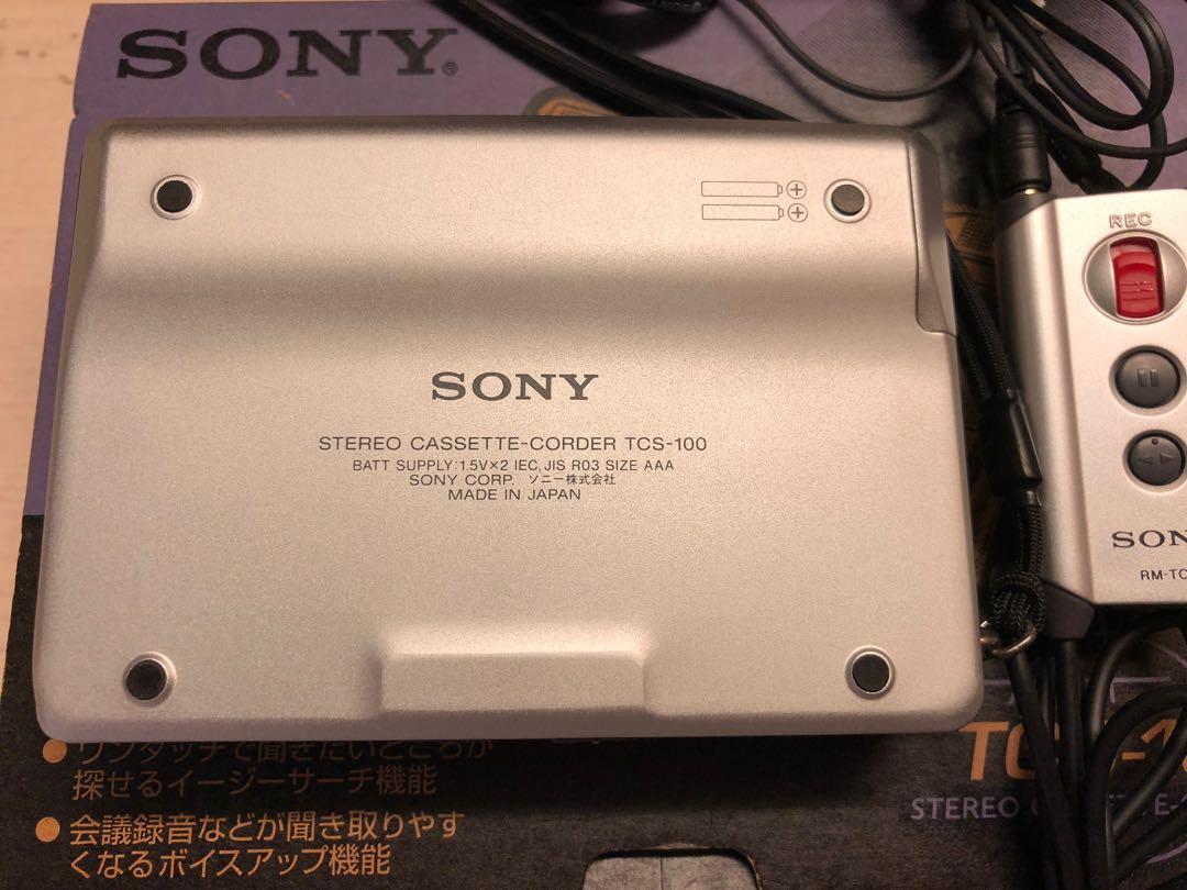 Sony Walkman cassette corder TCS-100 made in Japan懷舊錄音帶錄音機 