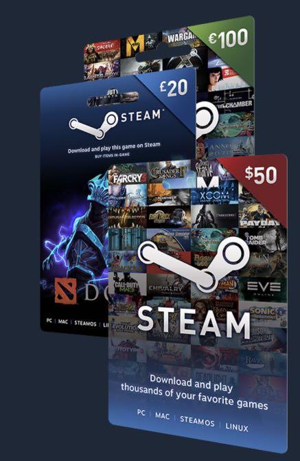 Steam Card 遊戲機 遊戲機遊戲on Carousell