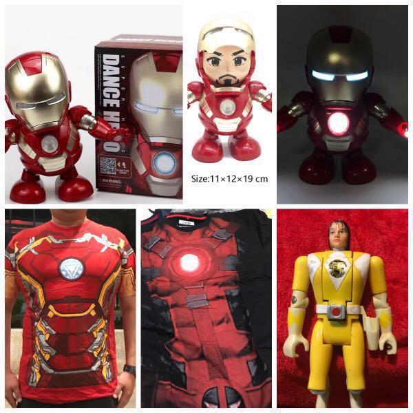 dancing iron man robot toy