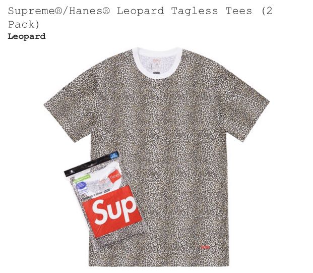 supreme hanes tee