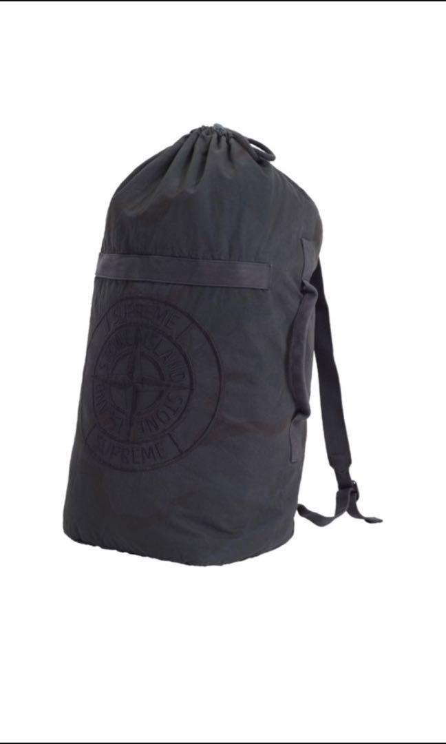 Supreme x Stone Island Black Camo Backpack Men s Fashion Bags