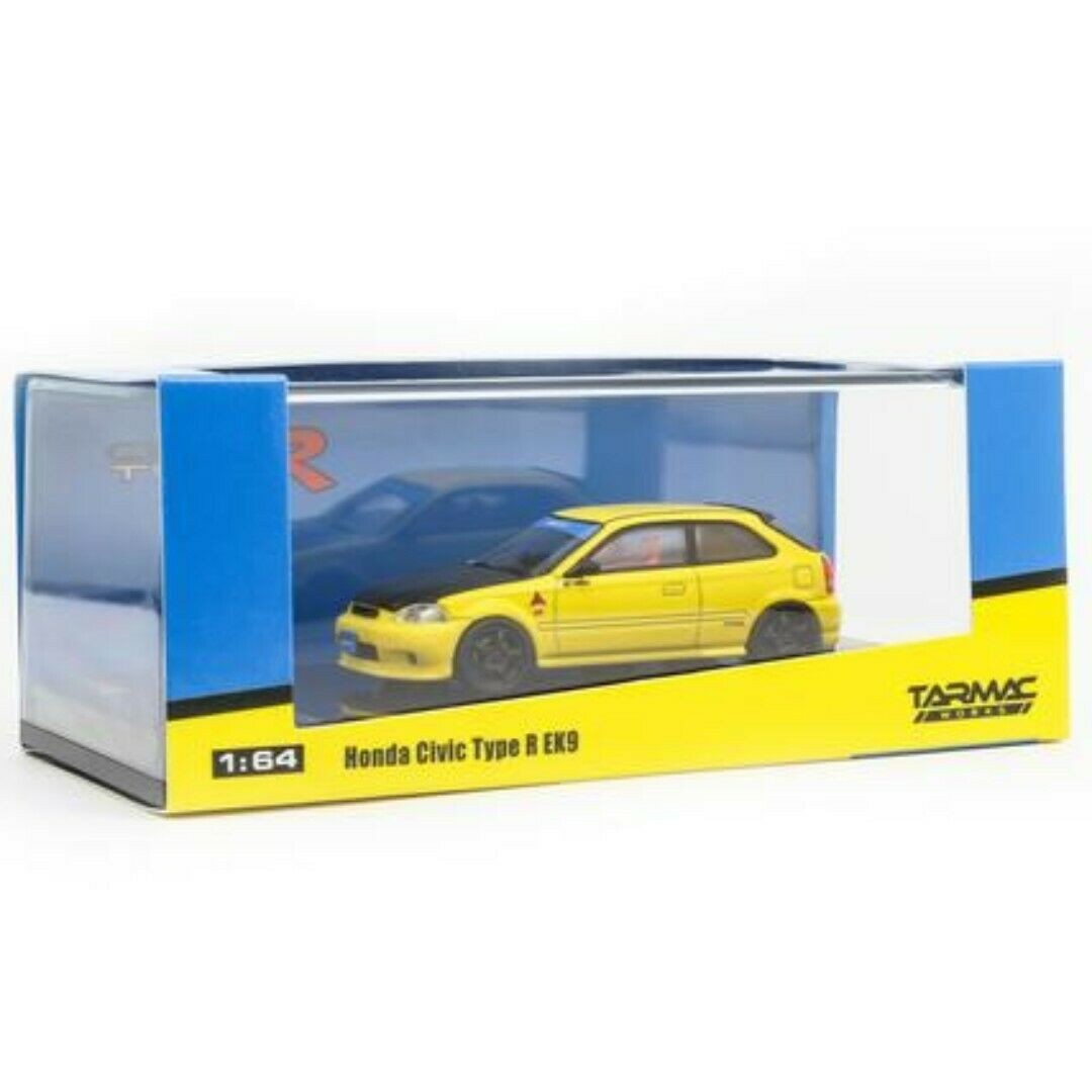 Tarmac Works 1 64 Spoon Honda Civic Type R Ek9 Yellow Limited Edition Toys Games Bricks Figurines On Carousell