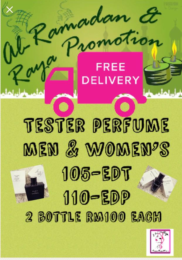 Tester perfume authentic, Beauty & Personal Care, Fragrance