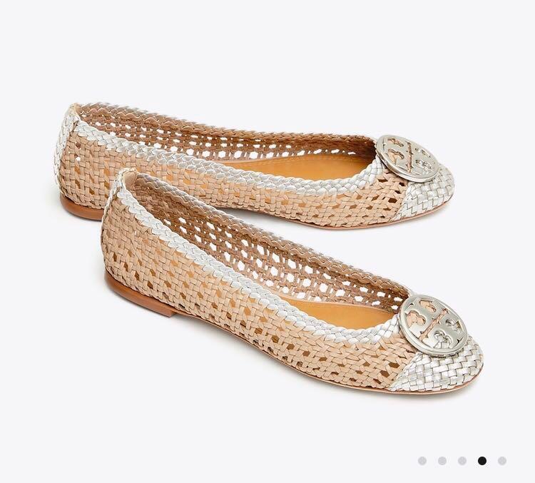 Tory burch chelsea woven flat discount