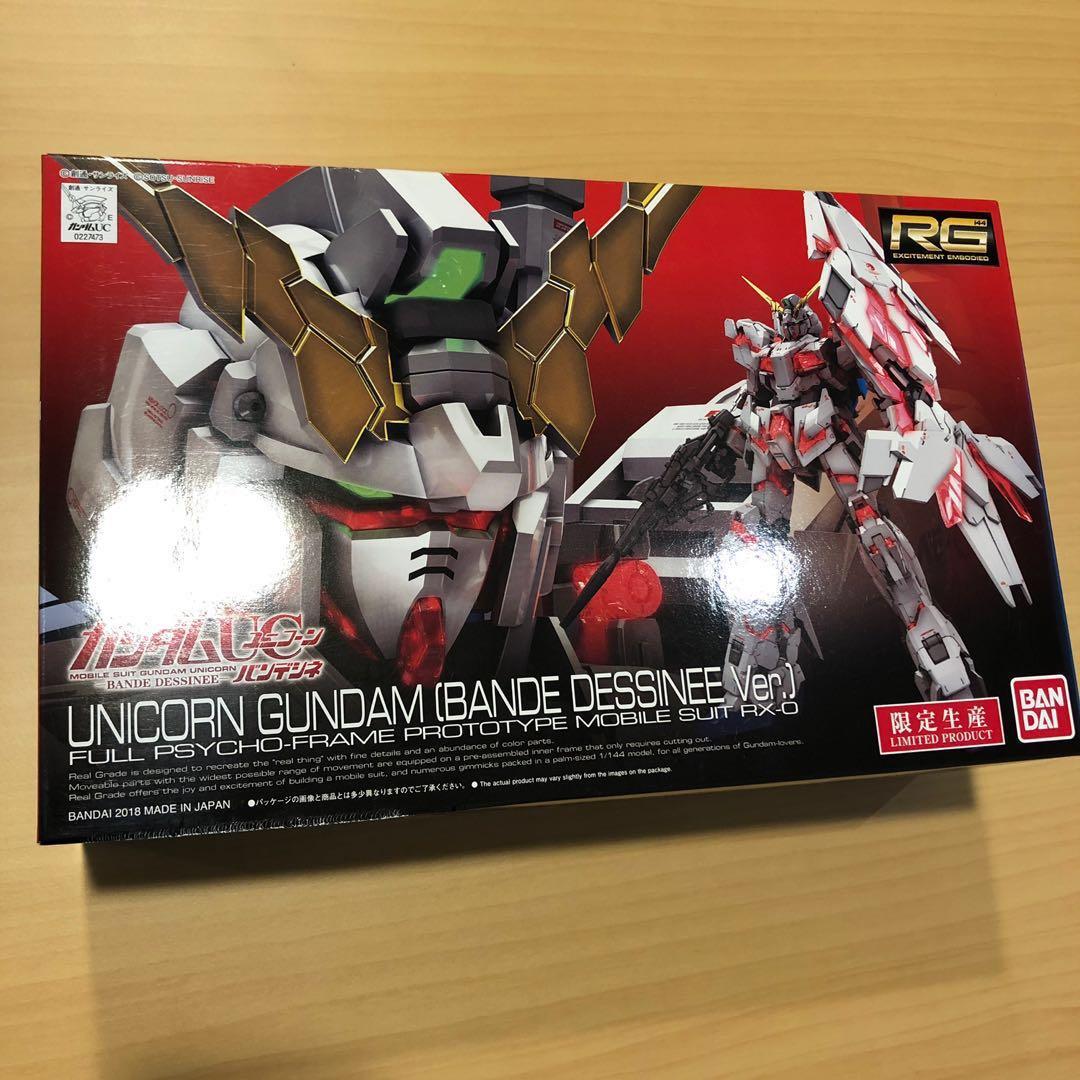 Unicorn Gundam Bande Dessinee Ver Rg Toys Games Bricks