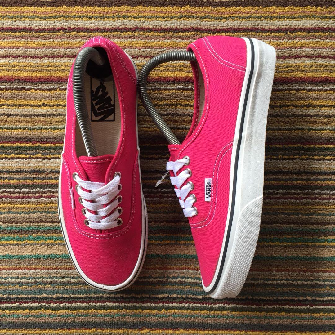 magenta vans