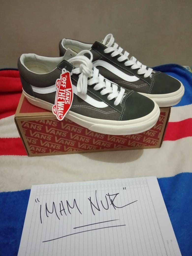 vans style 36 grey