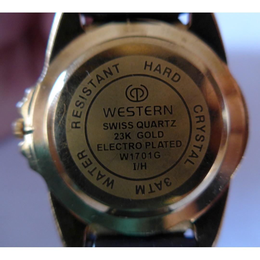 Western gold watch price 2025