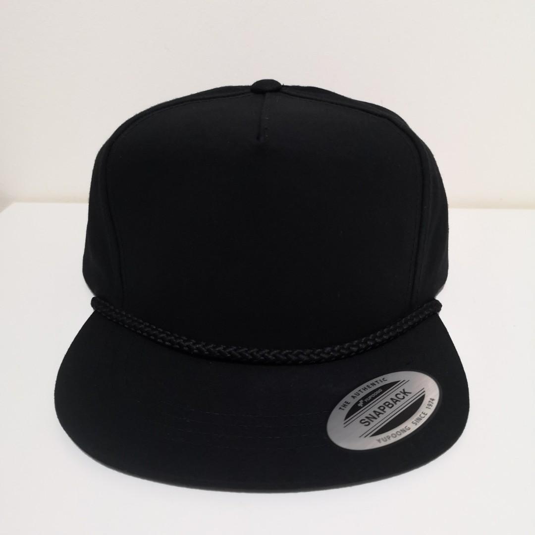 yupoong poplin golf snapback