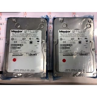 95% New Maxtor Ultra320 SCSI 36GB Harddisk x 2pcs64178584549635110