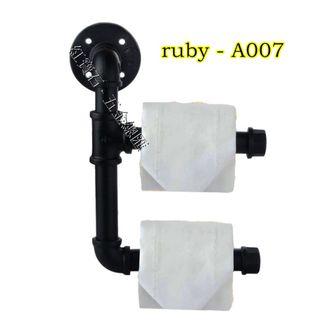 ruby-A007 工業風牆上水管置物架 壁掛酒吧 花架 牆壁 牆面書架 開放展示架 掛衣架 水管層板