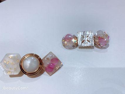 手作耳環及髮夾