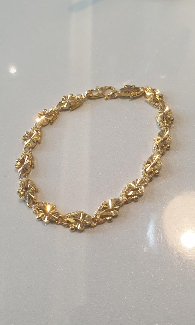 22k Solid Gold Bracelet - 8 Inches - 41.7 Grams - .916 Pure Gold –  917pawnshop