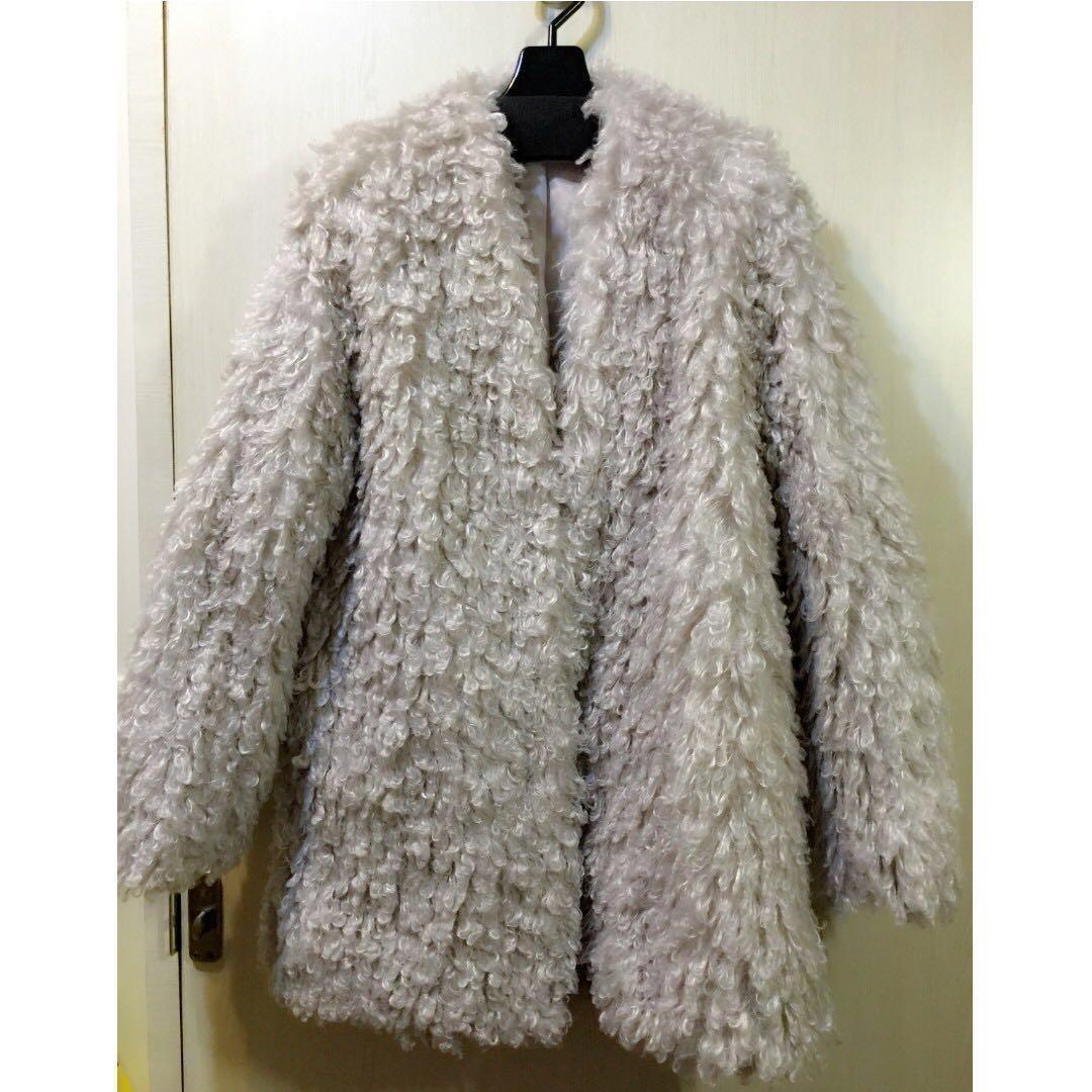 1 1免運 價格調降 日本品牌coco Deal 泰迪熊外套 毛海外套 她的時尚 外套在旋轉拍賣