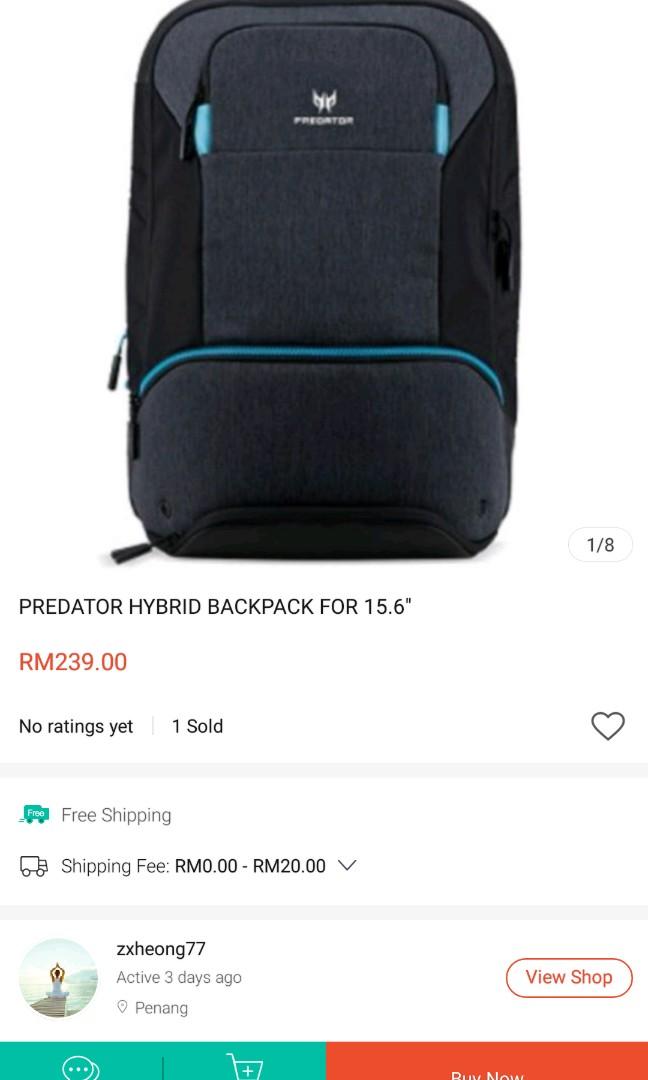 Predator helios top 300 backpack