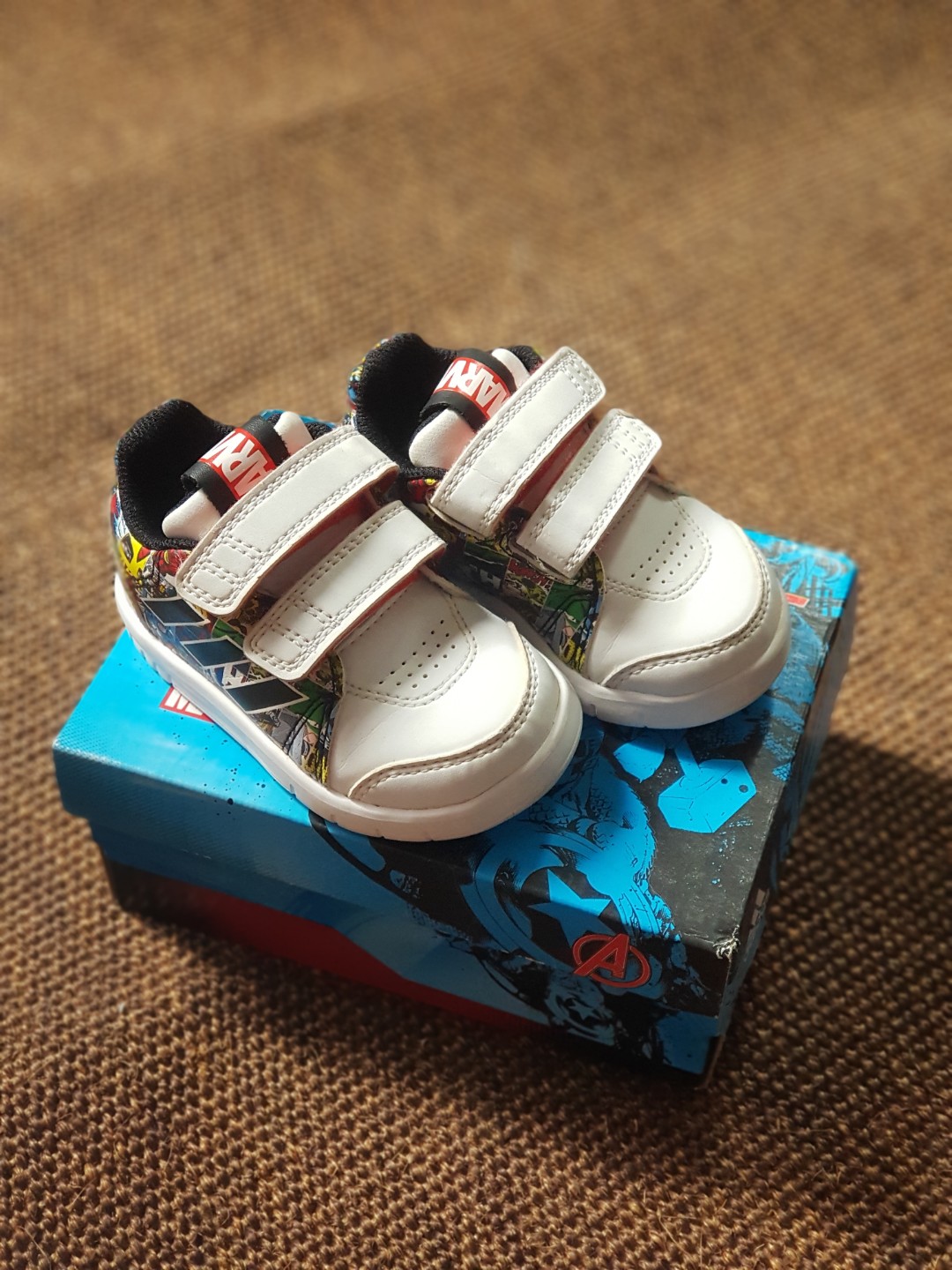 marvel baby shoes
