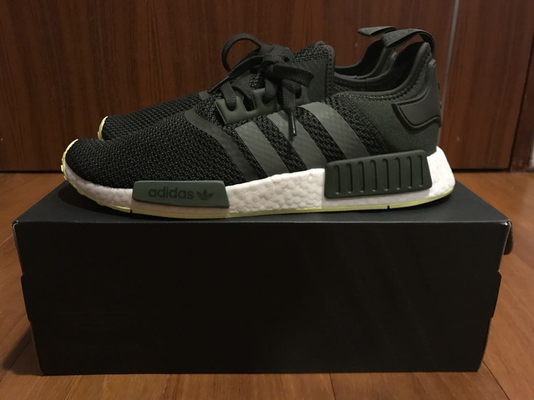 BNDS] Adidas NMD R1 - Night Cargo Base Green, Men's Fashion, Footwear,  Sneakers on Carousell