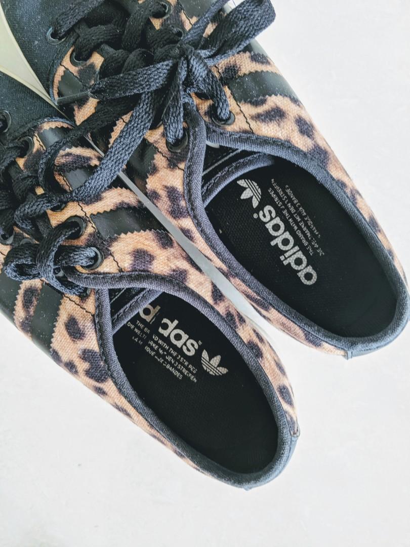 womens adidas leopard print trainers