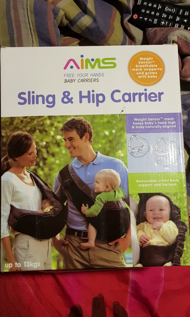 AIMS SLING & HIP BABY CARRIER, Babies & Kids, Going Out, Carriers