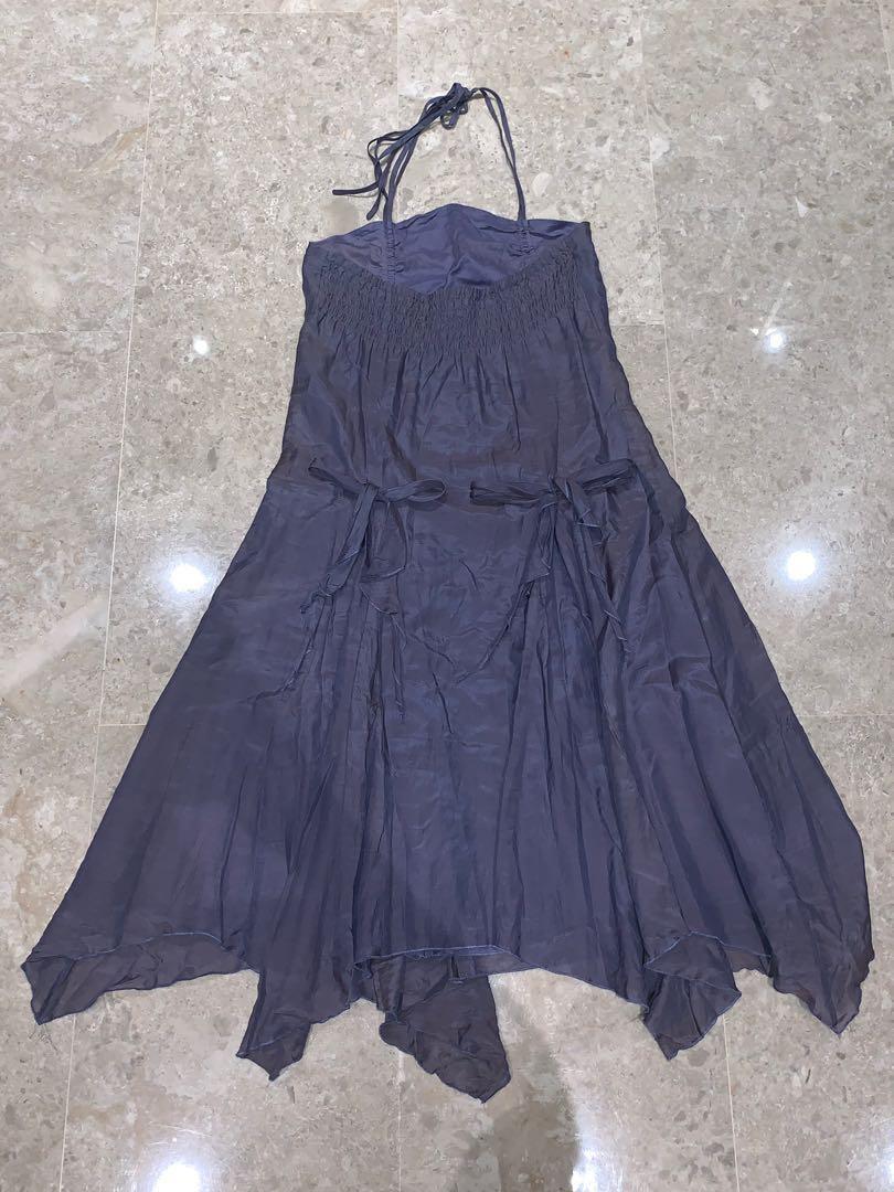 Armani Exchange Purple halter dress, Women's Fashion, Tops, Sleeveless on  Carousell